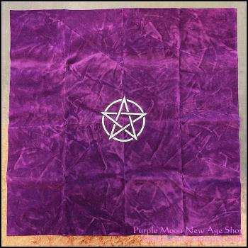 Pentagram Purple Flannel Cloth