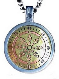 Wheel of Law Talisman For Health, Wealth and Happiness