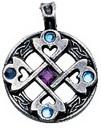 Celtic Cross Heart Pendant For True & Happy Friendship