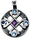 Celtic Cross Heart Pendant For True & Happy Friendship