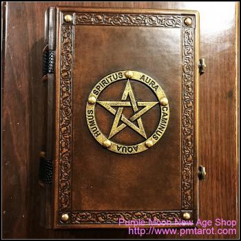 Books of Shadows Leather w/Pentagram