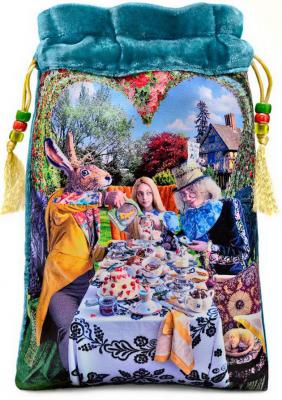 Alice And The Tea Party In Teal - Limited Edition Alice Tarot Bag