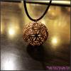 Flowers Of Life Ball Rose Gold Pendant