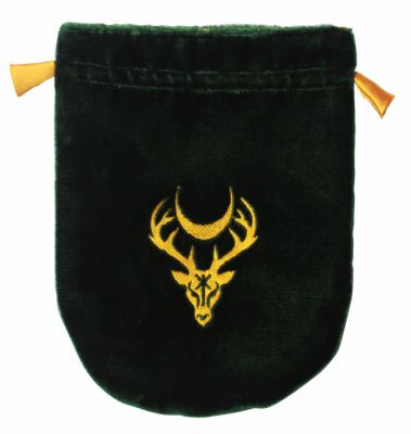 Stag Moon Velvet Tarot Bag