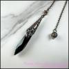 Rhombus Pendulum Black Agate