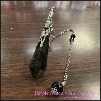 Boho Style Point Pendulum - Golden Obsidian
