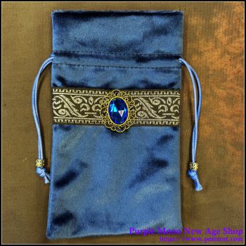 Blue Velvet Tarot Bag