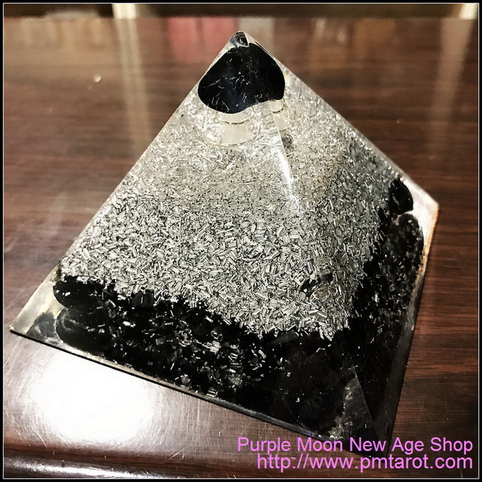 Avalon Magick x Oplusnet - Black Onyx High Quality Orgonite Pyramid