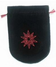 Double Pentagram Tarot Bag