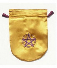 Pentagram in Circle Tarot Bag