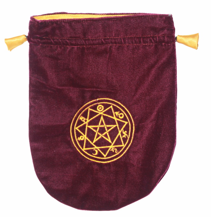 Sigillum Circle Velvet Tarot Bag