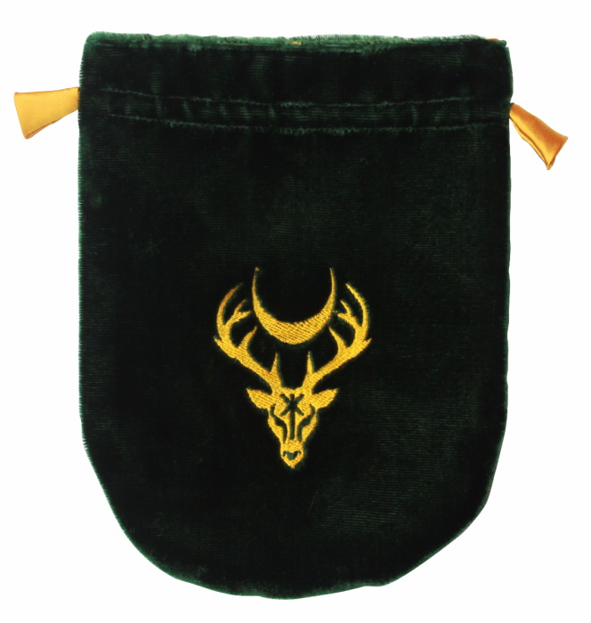 Stag Moon Velvet Tarot Bag