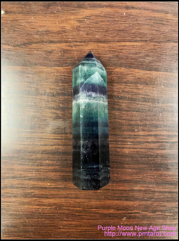 Rainbow Fluorite Point Tower