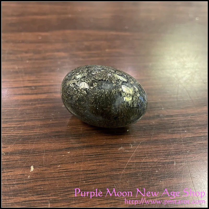 Pyrite Agate Tumbled Stone