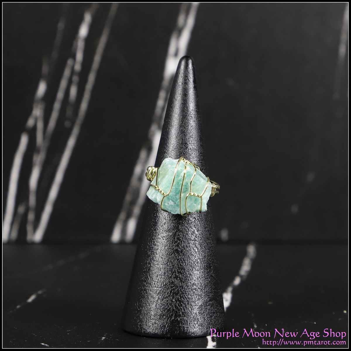 Crystal Ring - Amazonite