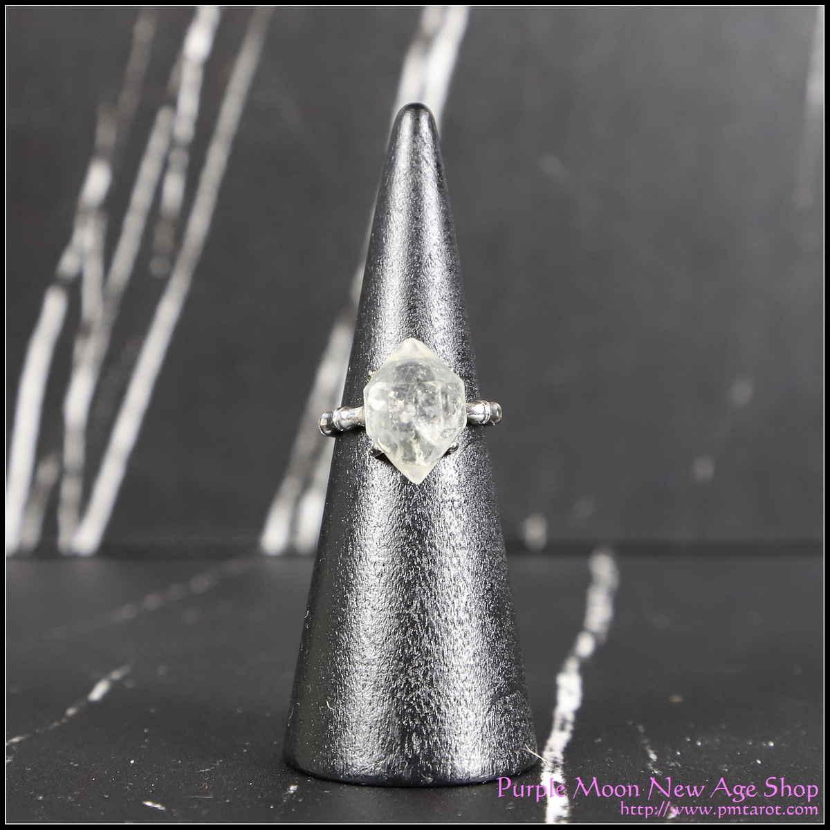 Crystal Ring - Natural Herkimer Diamond