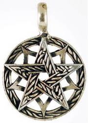 Knot Work Pentagram Amulet