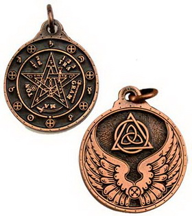 Tetragrammation Talisman Copper Color