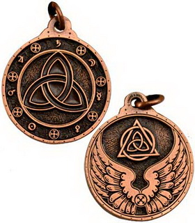 Triquetra Talisman Copper Color