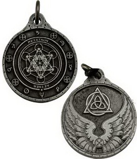 Metatron Talisman Silver Color