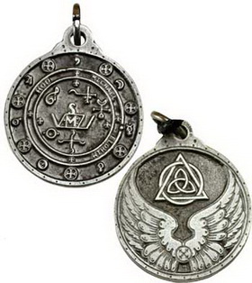 Saint Michael Talisman Silver Color