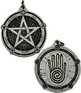 Protection Pectoral Talisman Silver Color