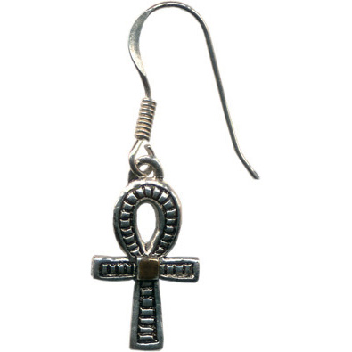 Ankh Earrings for Health, Prosperity ,& Long Life