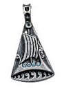 Viking Ship Pendant for Protection on Journeys