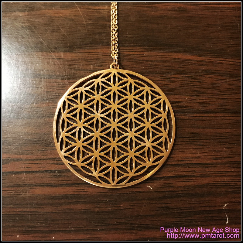 Flower of Life Rose Gold Pendant