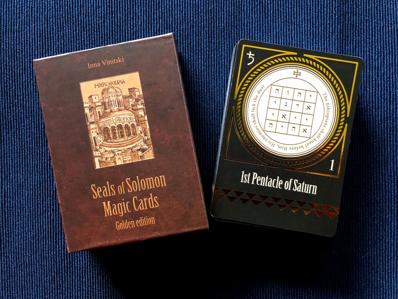 Seals of Solomon Magic Cards Golden Edition