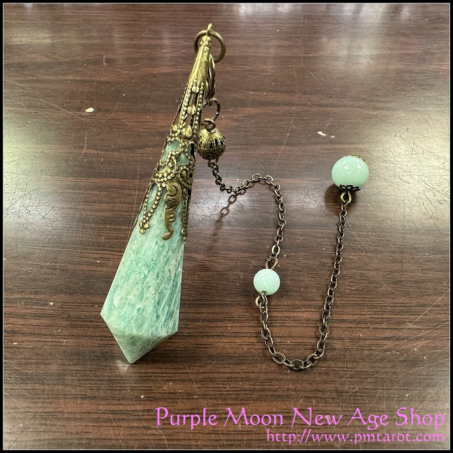 Boho Style Point Pendulum - Amazonyte