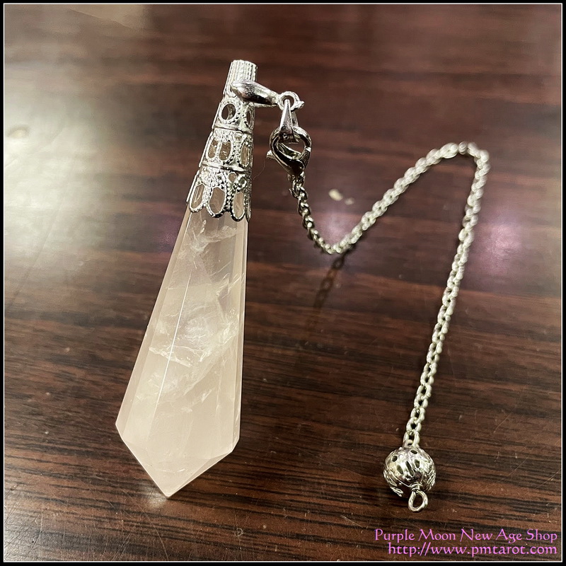 Boho Style Point Pendulum - Rose Quartz