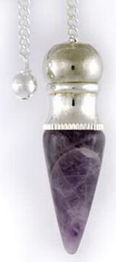 Amethyst Chambered Pendulum