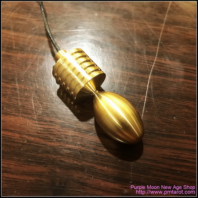 Golden Hue Healing Pendulum