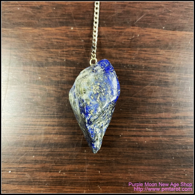 Raw Lapis Pendulum