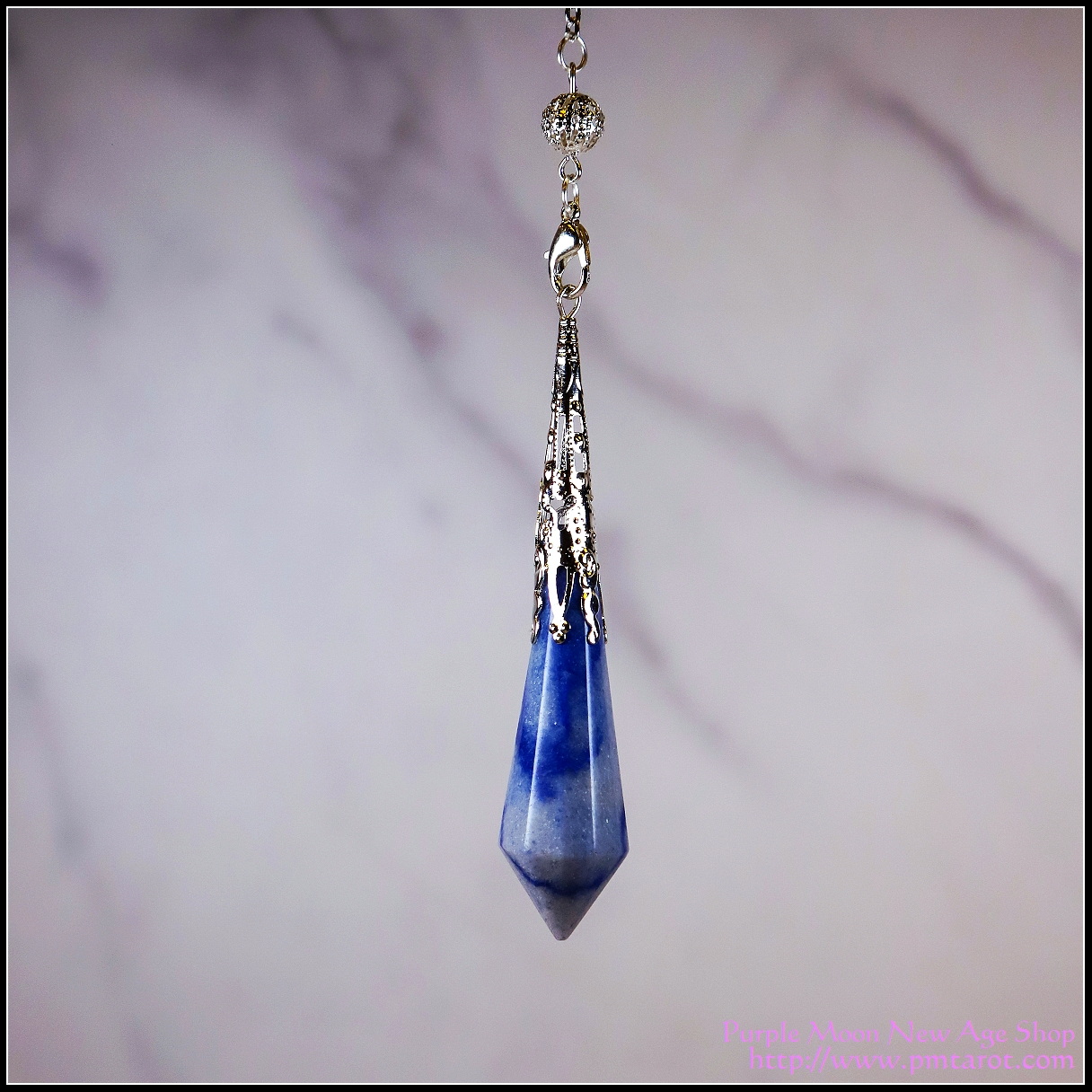 Boho Style Point Pendulum: Blue Aventurine