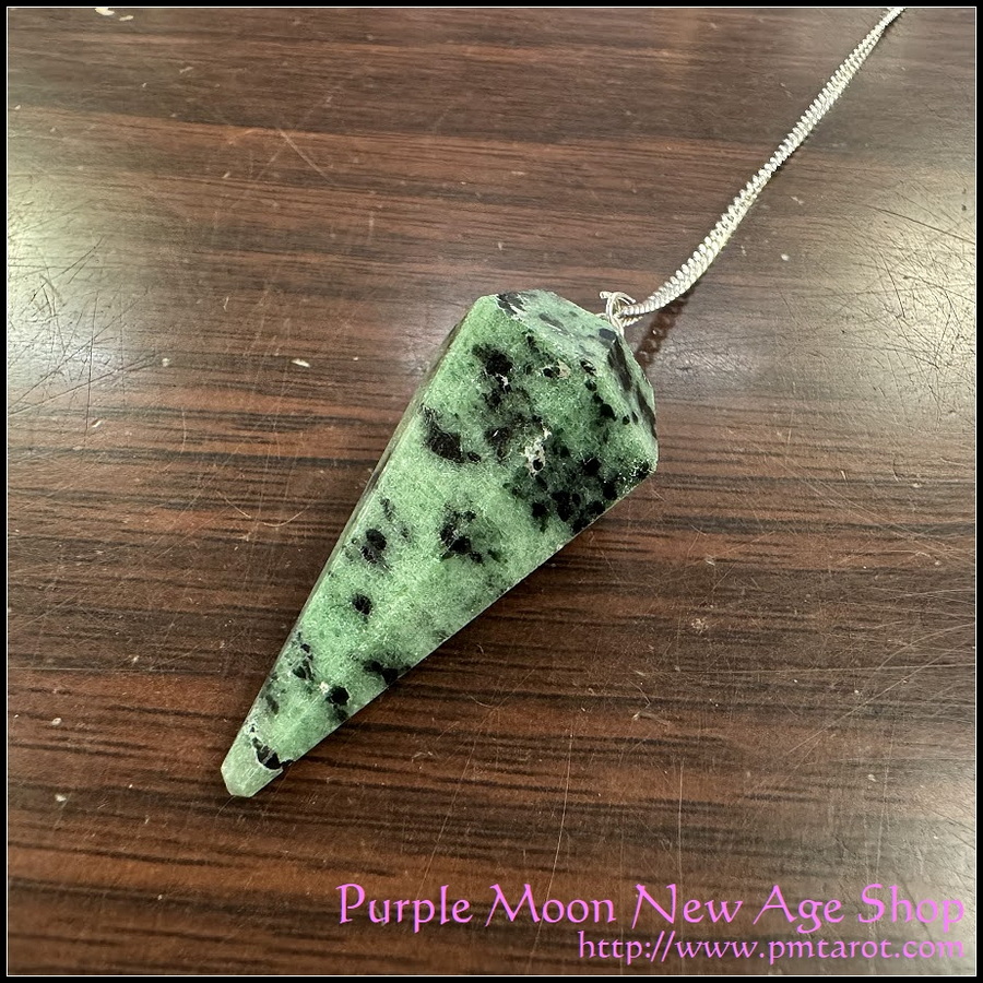 Ruby Fuchsite Pendulum