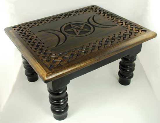 Triple Moon altar table