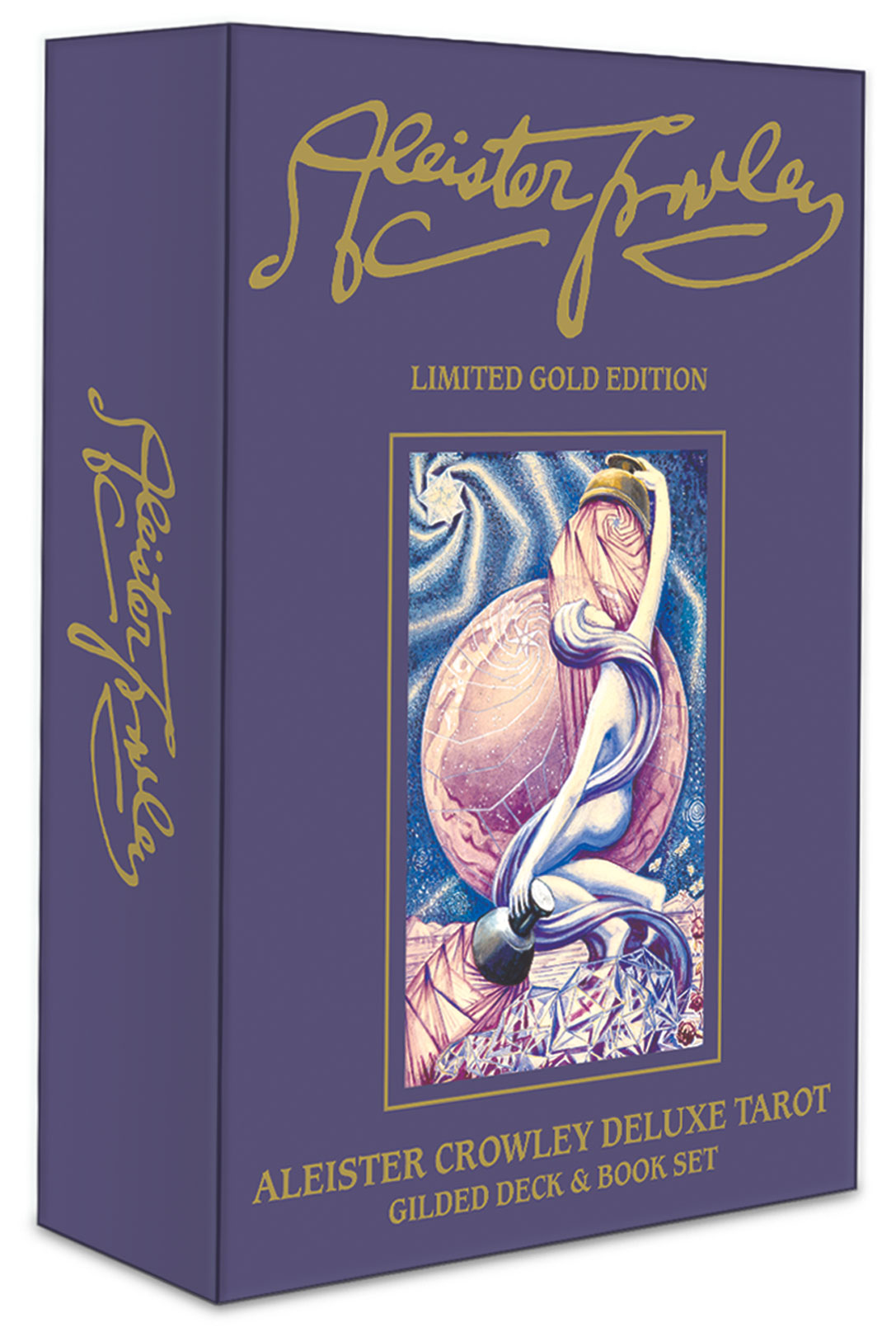 Aleister Crowley Deluxe Tarot: Gilded Deck & Book Set