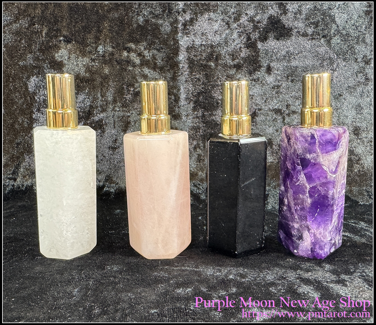 Natural Crystals Gemstone Spray Bottle