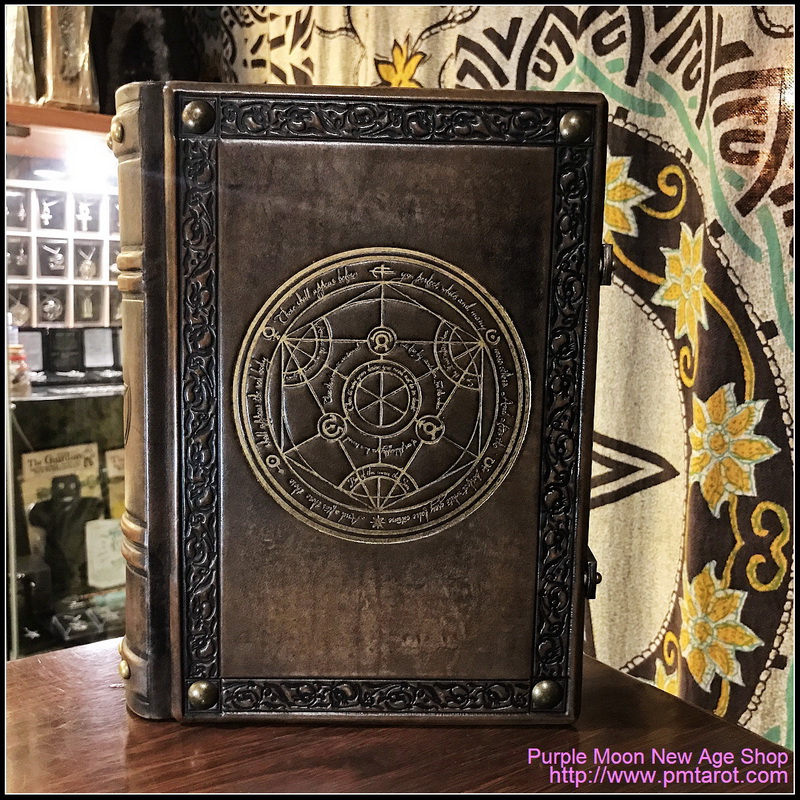 Books of Shadows Leather w/Alchemy